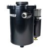 Moroso 2 Piece 13in Tall 7in Dia 5.5 Quart Dry Sump Tank - Black