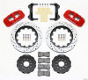 Wilwood AERO6 Front Hat Kit 15.00 Drilled Red 97-04 Corvette C5/Z06 05-13 C6
