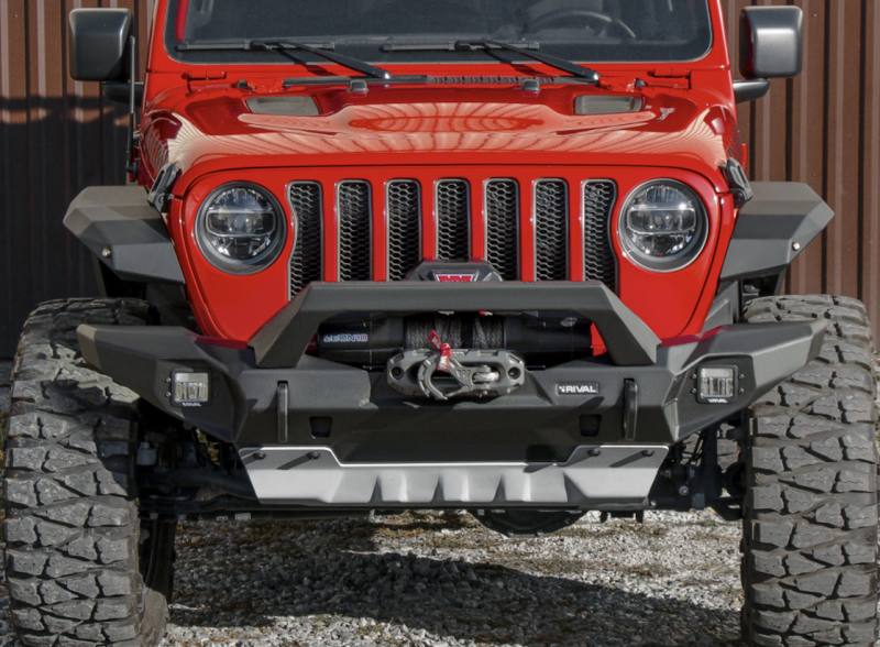 Rival 2018-2026 Jeep Wrangler JL 2020-2026 Jeep Gladiator Front Full-Width Aluminum Bumper