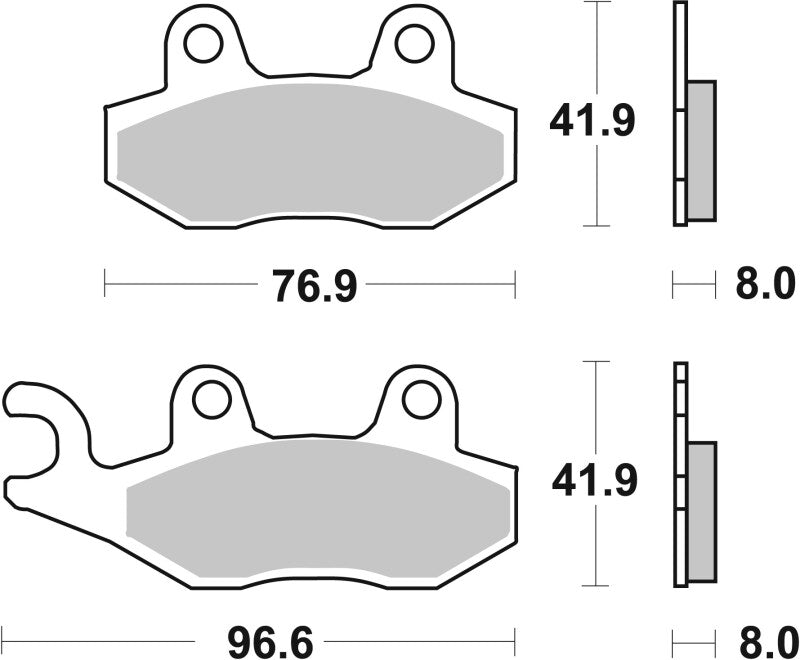 Brembo 95-99 Cagiva Canyon 600cc Sinter Brake Pad - Front
