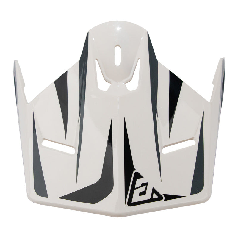 Answer 26 AR1 Mototown Glossy Visor - White/Grey/Black