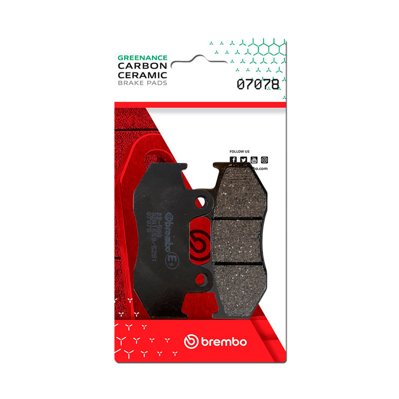 Brembo Honda Nes/Honda Lead/Suzuki An Burgman Carbon Ceramic Brake Pad - Front