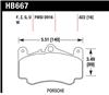 Hawk 09 Porsche 911 Carrera S w/ Iron Discs Front DTC-70 Race Brake Pads