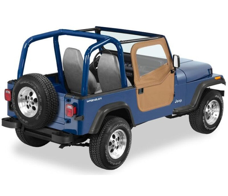 Bestop 80-86 Jeep Cj7 / 87-95 Wrangler YJ Full Fabric Doors (Spice)
