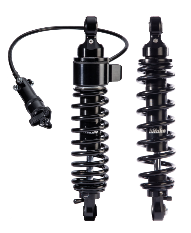 Bitubo WME2 Twinshocks Adjustable: Single Hydraulic Spring Preload, Reb., Length 326mm, Dk Edition