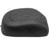 Mustang 18-21 Harley Breakout Wide Tripper Solo Passenger Seat Diamond Stitch - Black