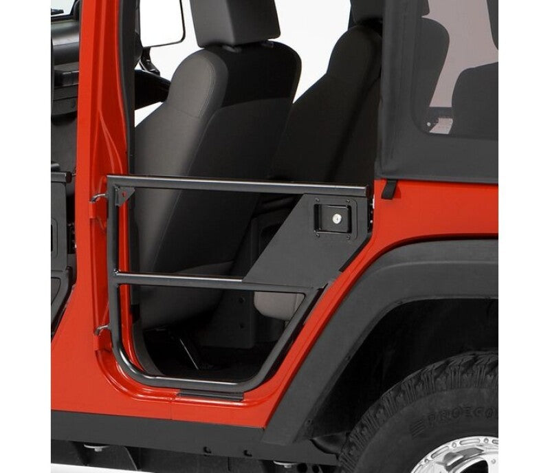 Bestop 07-18 Jeep Wrangler JK 4-Door Element Doors (Rear Doors Matte Black)
