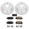 Power Stop 09-16 Toyota Venza Rear Z17 Evolution Geomet Coated Brake Kit