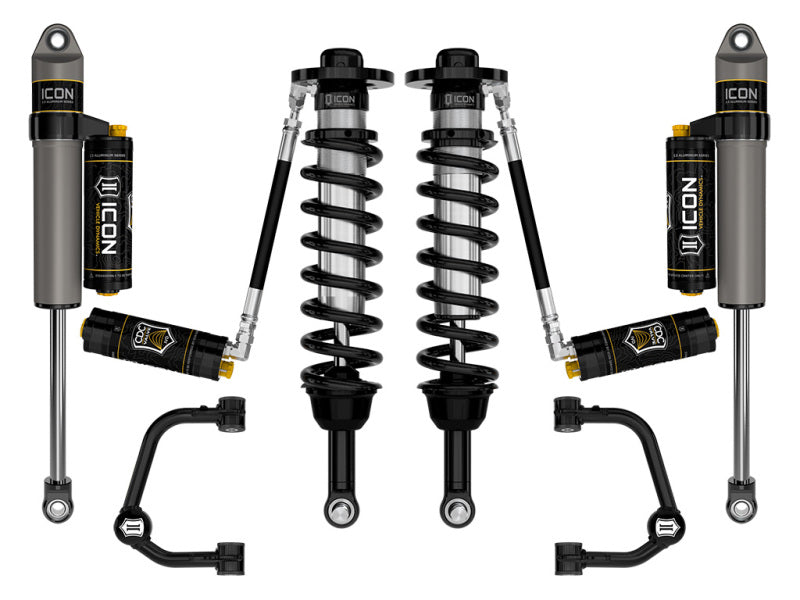ICON 21-23 Ford F-150 4WD 2.75-3.5in Stage 4 Suspension System w/ Tubular UCA
