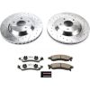 Power Stop 88-96 Chevrolet Corvette Front Z26 Street Warrior Brake Kit