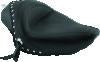 Mustang 04-21 Harley Sportster 3.3 GAL Standard Touring Solo Seat w/Studs - Black