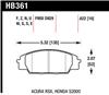 Hawk 06+ Civic Si HPS Street Front Brake Pads