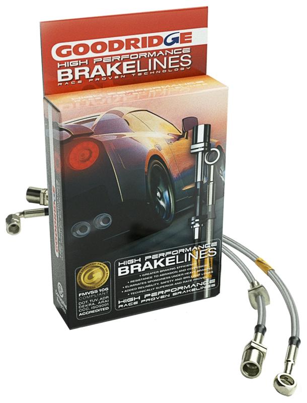 Goodridge 82-86 Jeep CJ CJ7 & 8 4in Extended Line SS Brake Line Kit
