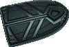 Kuryakyn Spear Brake Pedal Pad Indian Satin Black