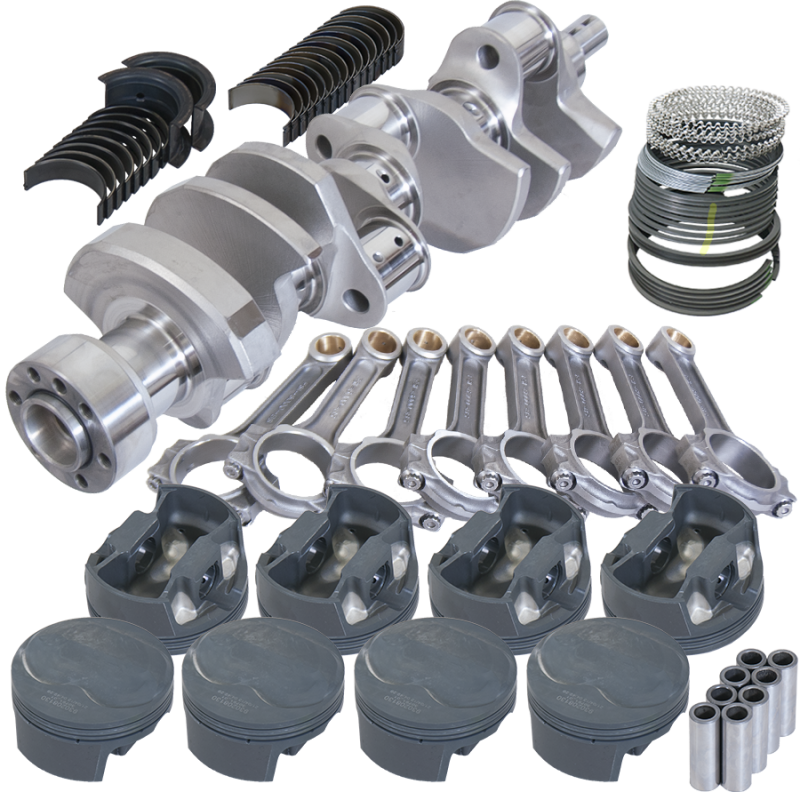 Eagle Chevy LT1 350 1Pc 3.750in Crank 6.000in I-Beam Rod 11cc Dome 4.030in Pistons Rotating Assembly