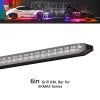 XK Glow 6in XKmax DRL Truck Grill Flexible Light App Cntl Bar 2pc