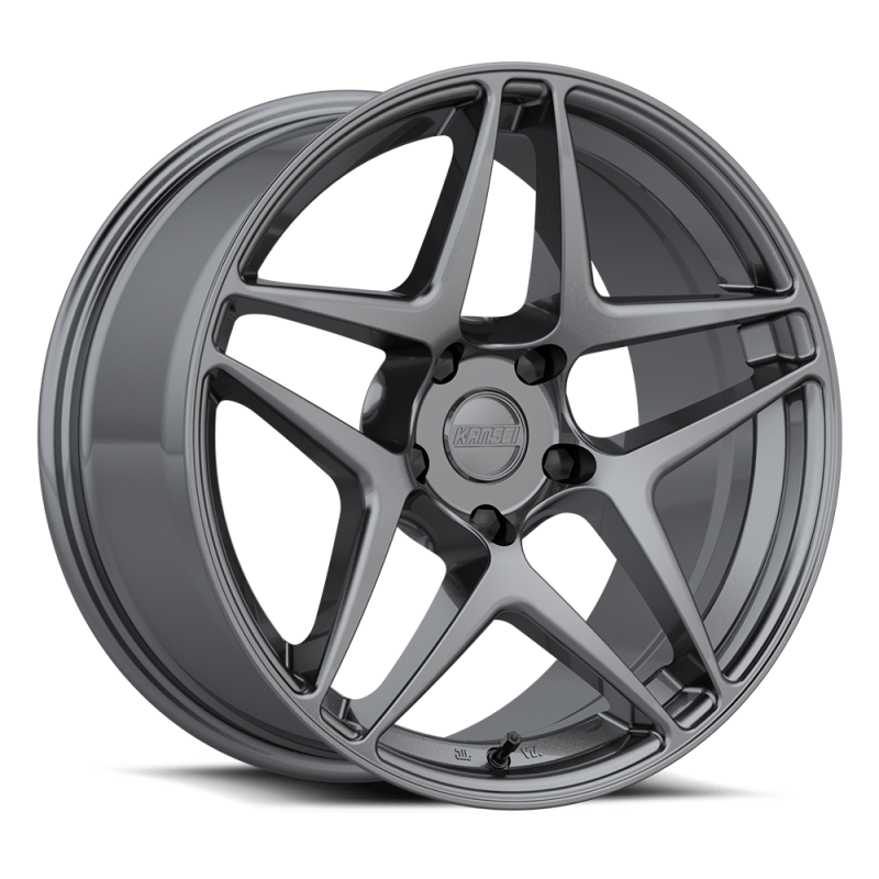Kansei K15G Astro 18x8.5 / 5x114.3 / +35 Offset - 73.1mm Bore - Gloss Gunmetal
