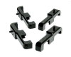 Prothane 84-89 Chevy Corvette C4 Radiator Isolators - Red