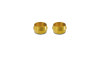 Vibrant 5/8in Brass Olive Hardline Tubing Inserts (2 Pack)