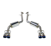 REMARK 17-20 Lexus IS200/300/350 Axle Back Exhaust - SS Double Wall Burnt Tip (Muffler Version)