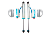 King Shocks 89-97 Toyota Land Cruiser 80 Front 2.5 Dia Remote Res Shock for 0-2in Lift w/Adj (Pair)