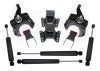 MaxTrac 73-87 Chevrolet C10 2WD 2.5in/4in Lowering Spindle Kit (1in Rotor)