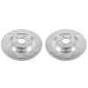 Power Stop 16-18 Ford Focus Front Evolution Drilled & Slotted Rotors - Pair