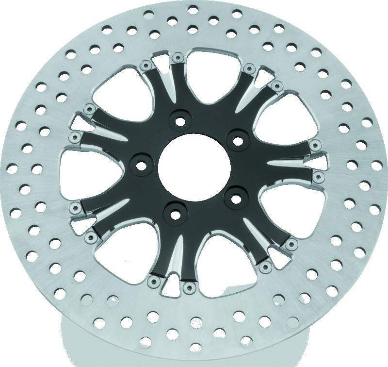 Performance Machine Disc/Carr 11.8 Heathen Front Left - Contrast Cut Platinum