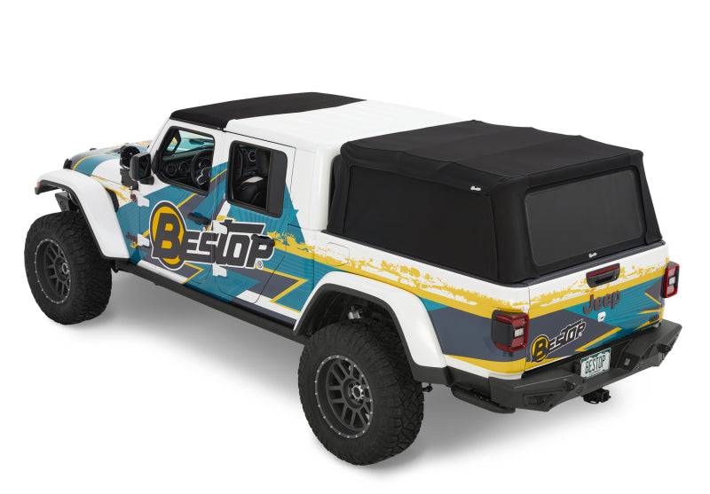 Bestop 20-26 Jeep Gladiator For 5 Ft. Bed Supertop For Truck 2 (Premium Black Twill)