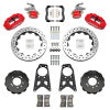 Wilwood 89-98 Nissan 240SX FNSL4R/MC4 Rear Parking BBK w/ 13.50in D/S Rotors - Red