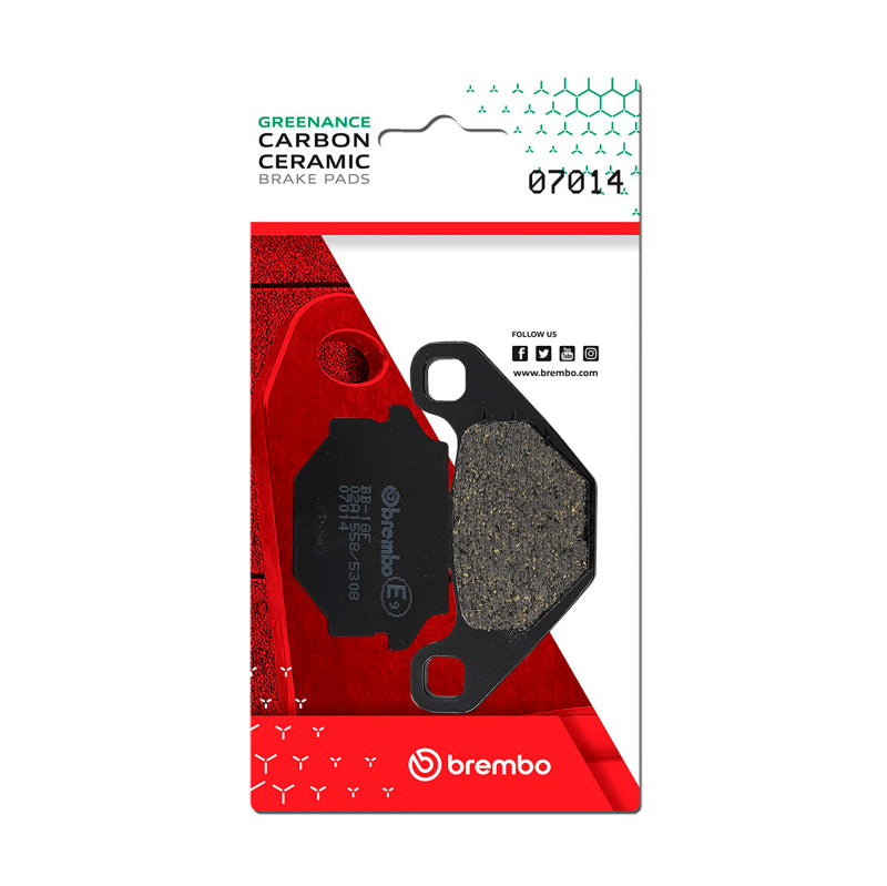 Brembo Aprilia Rx/Fantic Grinta/Mz 660/Mz Baghira/Mz Mastiff Carbon Ceramic Brake Pad - Rear