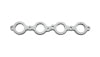 Vibrant T304 SS Exh Manifold Flange for GM LS1/LS2/LS3/LS6/L92 motor 3/8in Thick (SOLD IN PAIRS)