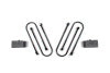Zone Offroad Ram 3500 Rear 2in Block Kit - 4in U-bolts