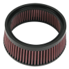 S&S Cycle 1in Taller Pleated Stealth Air Filter Only