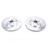 Power Stop 15-19 Ford Edge Front Evolution Drilled & Slotted Rotors - Pair