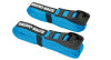Rhino-Rack Rapid Tie Down Straps w/Buckle Protector - 4.5m/15ft - Pair - Red
