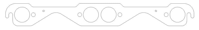 Cometic Chevy Gen1 SB V8 .064in ArmorCore Exhaust Mani Gasket Set-1.500in Round Port-23 Deg Head