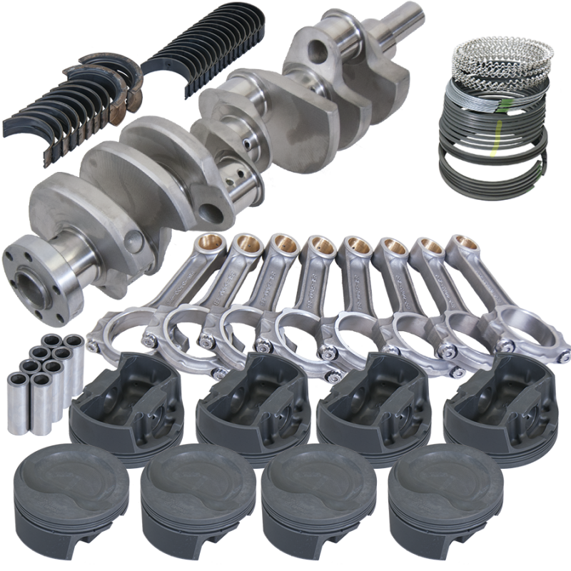 Eagle Ford 289/302 3.400in Crank 5.400in I-Beam Rods -16cc 4.000in Pistons Rotating Assembly