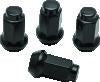 QuadBoss Lug Nuts 10x1.25 - 14mm-Od - Black - Box of 4