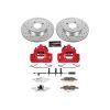 Power Stop 02-06 Mini Cooper Front Z26 Street Warrior Brake Kit w/Calipers