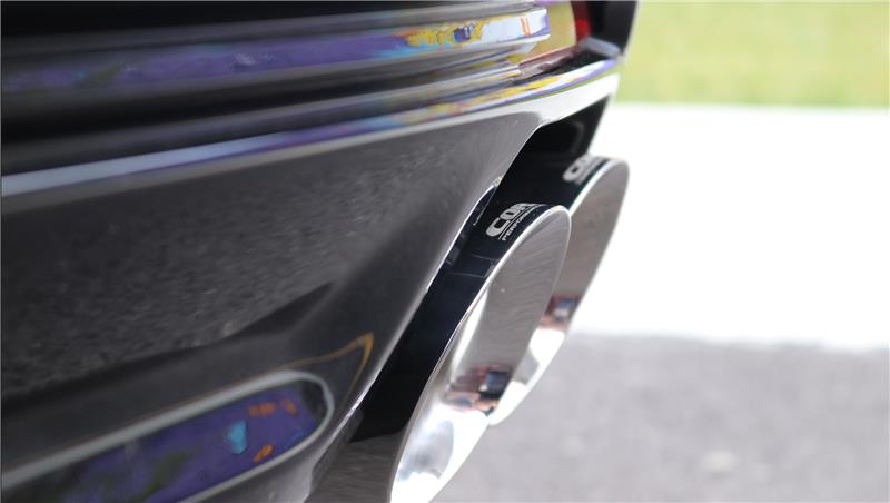 Corsa 16-19 Cadillac ATS 3.6T 4in Inlet / 4in Outlet Twin Polished Tip Kit (For Corsa Exhaust Only)