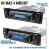 Rugged Radios Yamaha Wolverine RMAX Comp Comm Kit w/ Rocker Switch BT 2-Way STX Remote Head/ G1 GMRS