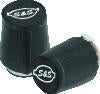 S&S Cycle Air Filter Cover For Tapered S&S Tuned Induction Filters - Black Nylon - 2 Pack