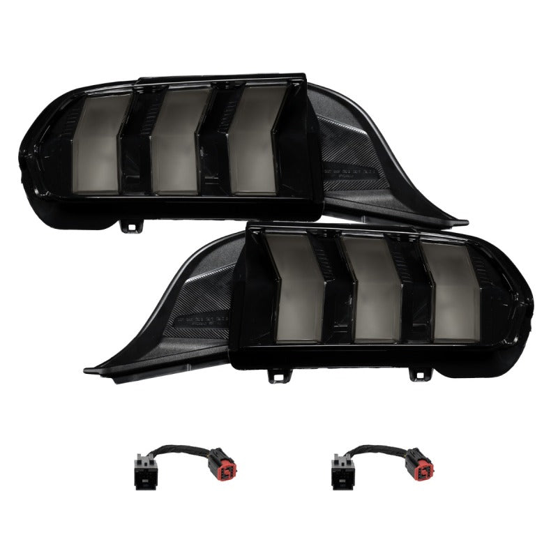 Form Lighting 2024+ Ford Mustang Sequential LED Tail Lights Smoked (Pair)