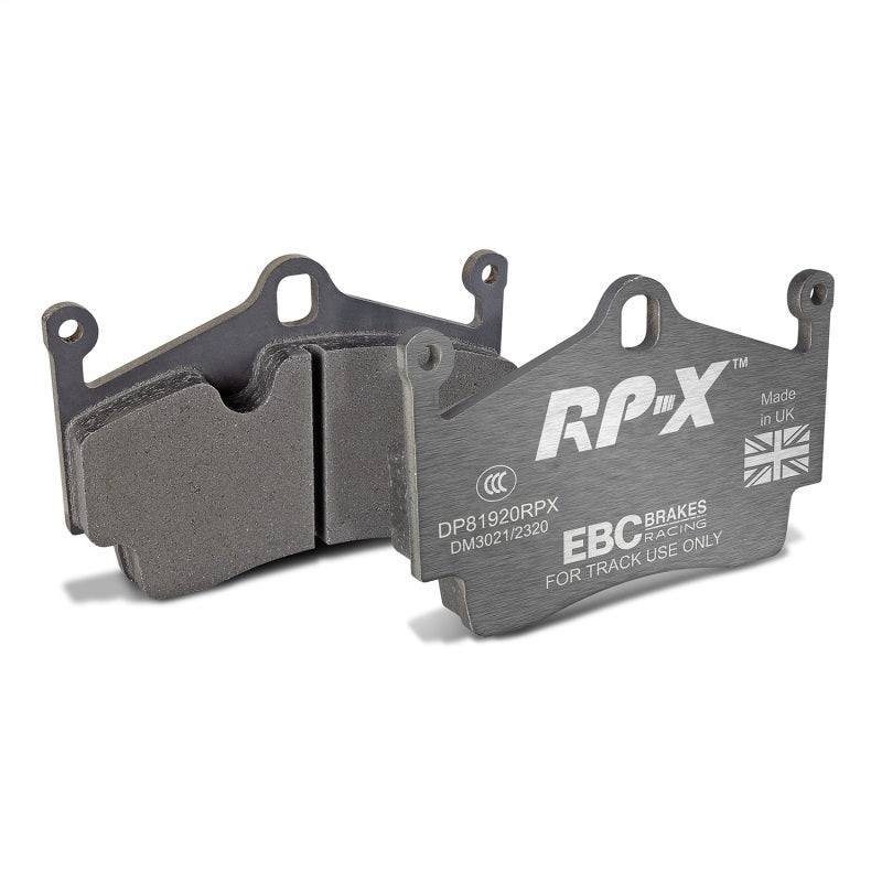 EBC Racing 12-16 Porsche Boxster 2.7L (Cast Iron Rotors Only) RP-X Rear Brake Pads