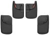 Husky Liners 11-16 Ford F-250 Super Duty/F-350 Super Duty Front and Rear Mud Guards - Black