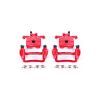 Power Stop 05-06 Saab 9-2X Rear Red Calipers w/Brackets - Pair
