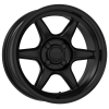 Kansei K11B Tandem 15x7in / 4X100 BP / 25mm Offset / 73.1mm Bore - Satin Black