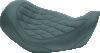 Mustang 06-17 Harley Dyna Wide Tripper Solo Seat Diamond Stitch- Black
