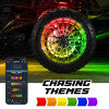 XKGlow XKmax 15in LED Ultra 3-Row Wheel Ring Light Kit w/RGBW Color Chasing App Control